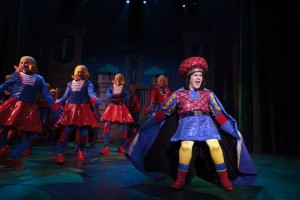 Benjamin Cox as Lord Farquaad in 'Shrek: The Musical' at Cocoa Village Playhouse. Photo by Jonathan Goforth.