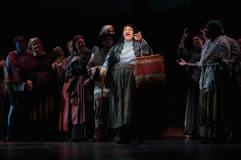 Sharon Metz as Yente in Cocoa Village Playhouse production of 'Fiddler on the Roof,'  photo by Goforth Photography
