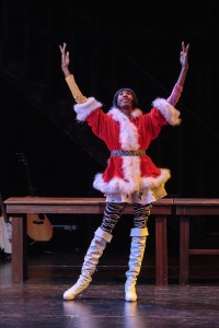 Patrick Marshall as Angel in "Rent" at Cocoa Village Playhouse.