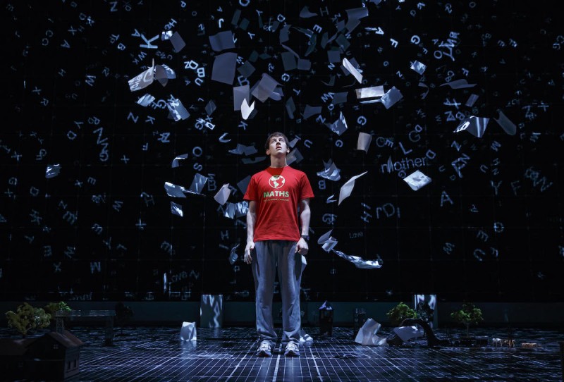 The National Theatre production of THE CURIOUS INCIDENT OF THE DOG IN THE NIGHT-TIME On Broadway at the Barrymore Theatre (243 W 47th Street)  Previews: Wednesday, September 9, 2014  Opening: Sunday, October 5, 2014 Pictured: Alex Sharp Photograph by Joan Marcus, 2014 