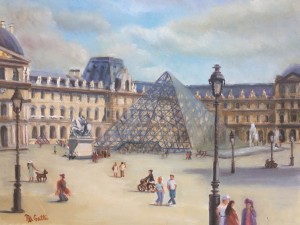"A Day at the Louvre" by Nancy Anne Gatti